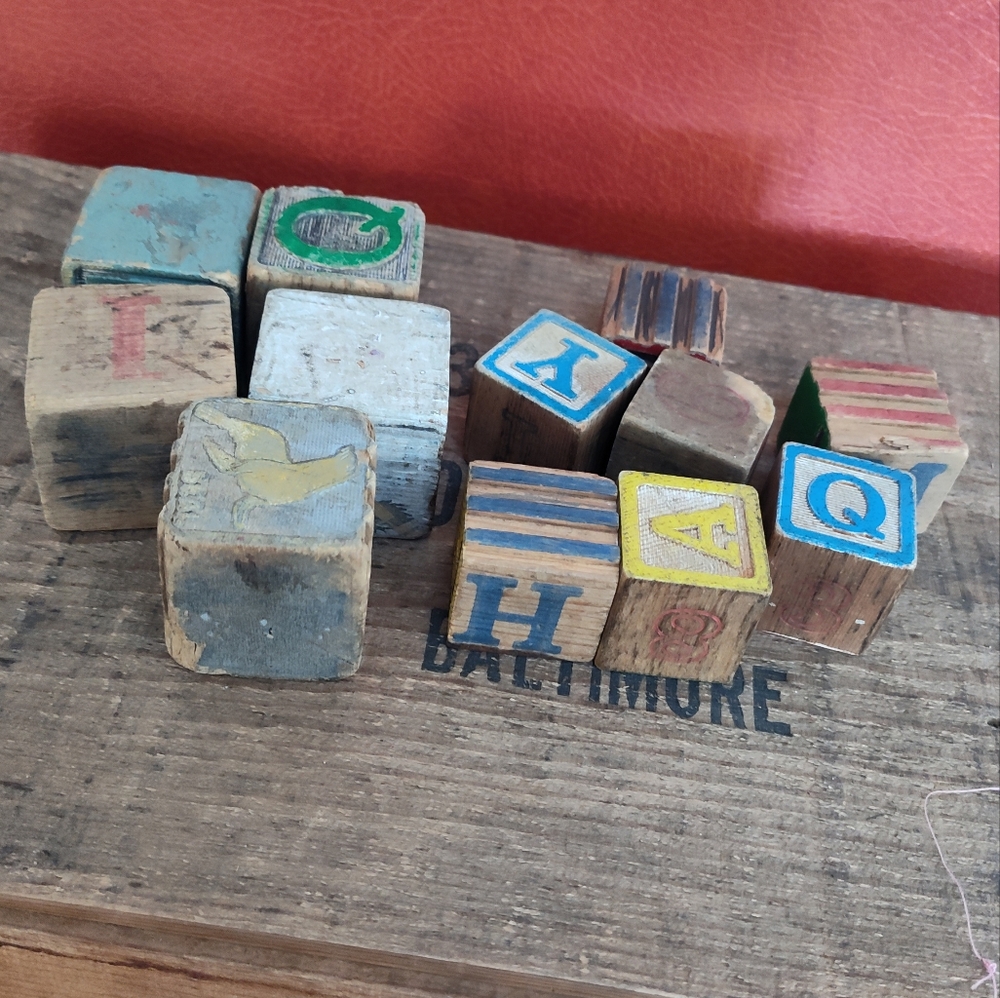 Wooden Blocks - Vintage